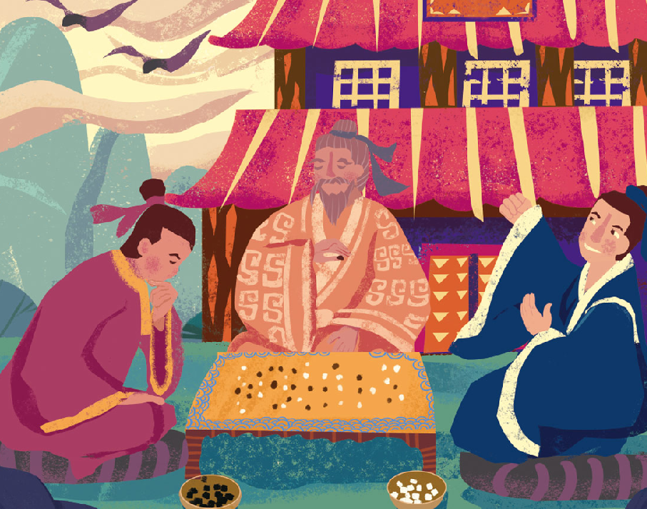 「成语故事」专心致志插图 「成语故事」专心致志