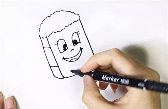 冰激凌雪糕简笔画怎么画简单又漂亮?冰激凌雪糕简笔画图片(附详细步骤、教程)插图2 冰激凌雪糕简笔画怎么画简单又漂亮?冰激凌雪糕简笔画图片(附详细步骤、教程)