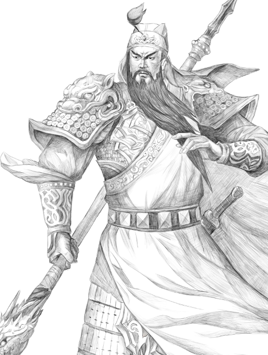 中国名人故事:关羽过五关斩六将插图 中国名人故事:关羽过五关斩六将