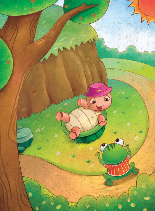 「晚安爸爸睡前故事」露出白肚皮的小乌龟