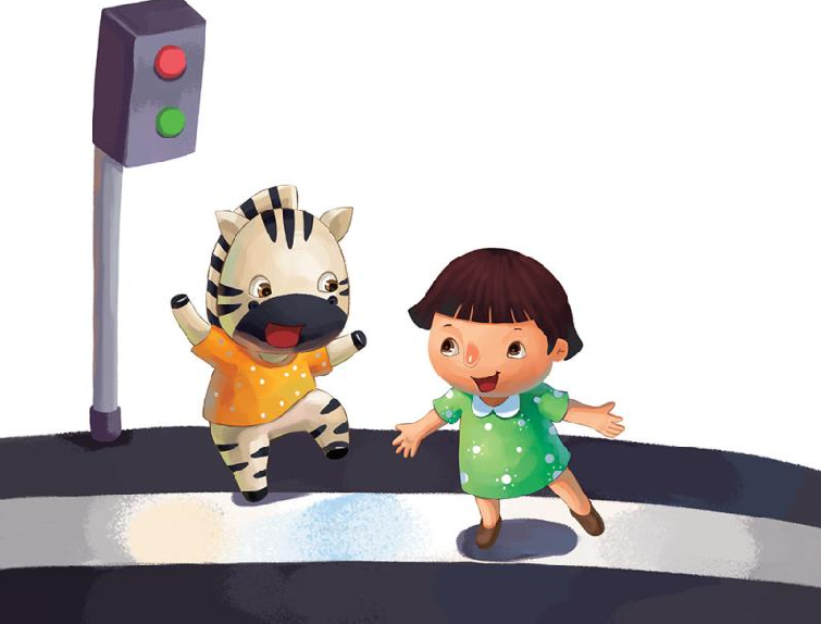 「晚安爸爸睡前故事」小斑马的斑马线插图 「晚安爸爸睡前故事」小斑马的斑马线