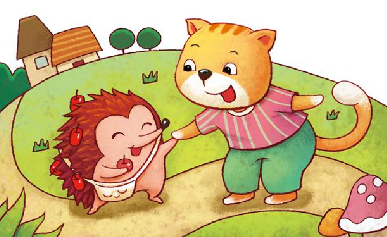 「晚安爸爸睡前故事」慢腾腾的小刺猬插图 「晚安爸爸睡前故事」慢腾腾的小刺猬