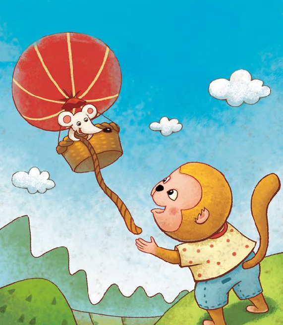 「晚安爸爸睡前故事」小老鼠和他的气球飞船