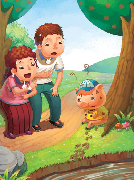 「晚安爸爸睡前故事」香喷喷的小猪插图 「晚安爸爸睡前故事」香喷喷的小猪