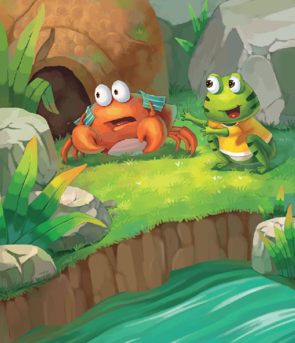 「晚安爸爸睡前故事」吐泡泡的小螃蟹插图 「晚安爸爸睡前故事」吐泡泡的小螃蟹