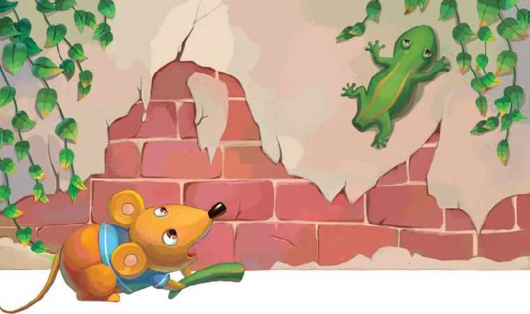 「晚安爸爸睡前故事」厉害的小壁虎