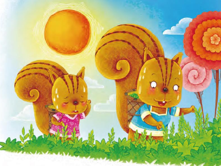 「晚安妈妈睡前故事」小松鼠挣钱