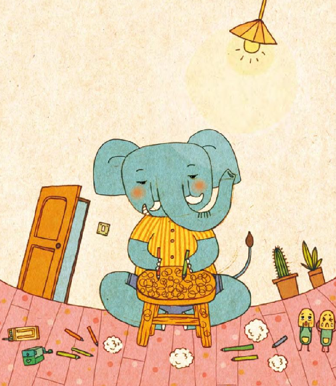 「晚安妈妈睡前故事」小凳子逃跑了