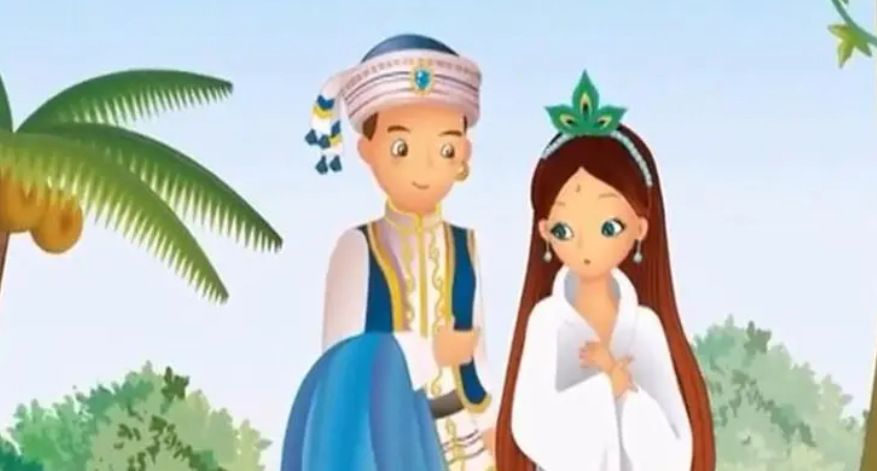 「美丽善良的公主故事」孔雀公主的故事插图 「美丽善良的公主故事」孔雀公主的故事