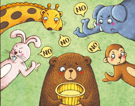 「诚信小故事」狗熊借种子插图 「诚信小故事」狗熊借种子