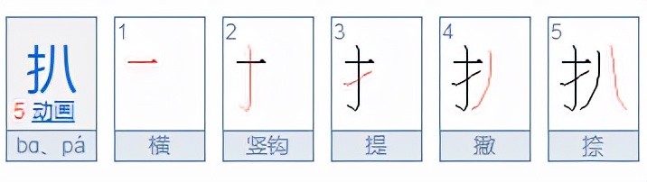 扒怎么读？扒的读音和意思