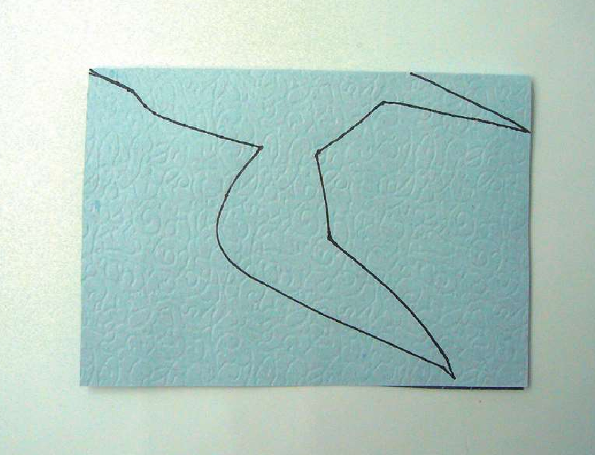 「儿童剪纸手工游戏：动物篇」：小燕子剪纸，小燕子怎么剪？