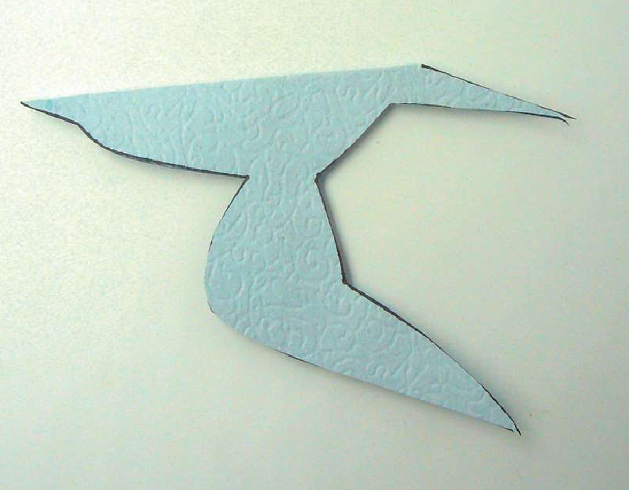 「儿童剪纸手工游戏：动物篇」：小燕子剪纸，小燕子怎么剪？