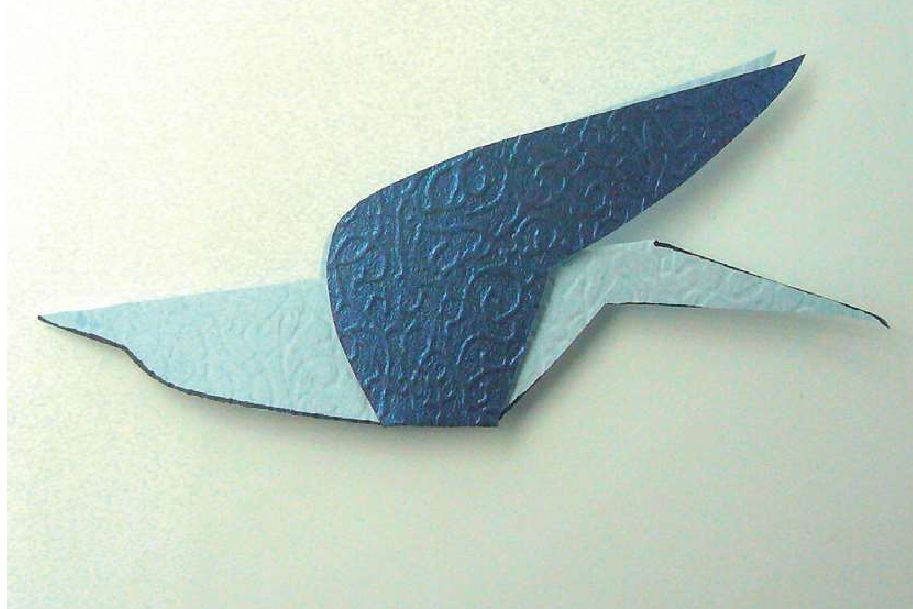 「儿童剪纸手工游戏：动物篇」：小燕子剪纸，小燕子怎么剪？