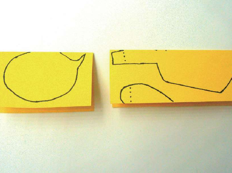 「儿童剪纸手工游戏:动物篇」:小鸭子剪纸,小鸭子怎么剪?插图2 「儿童剪纸手工游戏:动物篇」:小鸭子剪纸,小鸭子怎么剪?