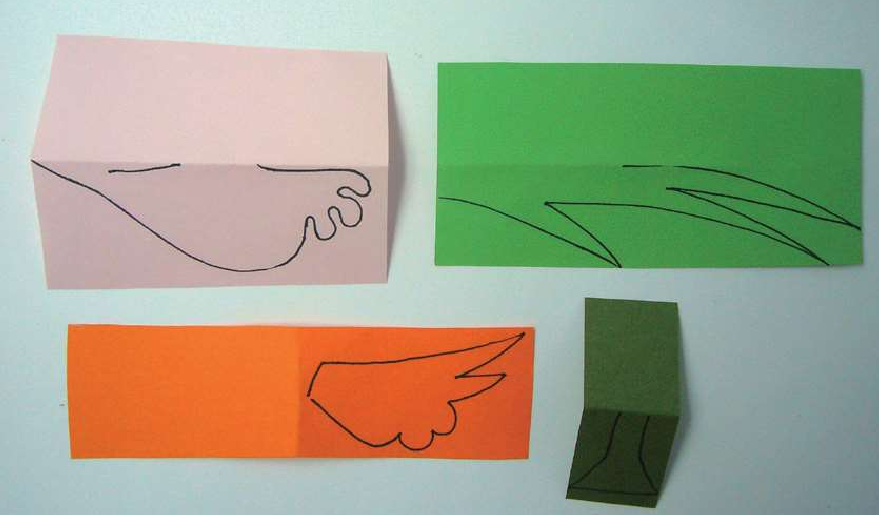 「儿童剪纸手工游戏:动物篇」:长尾巴的锦鸡剪纸,长尾巴的锦鸡怎么剪?插图1 「儿童剪纸手工游戏:动物篇」:长尾巴的锦鸡剪纸,长尾巴的锦鸡怎么剪?