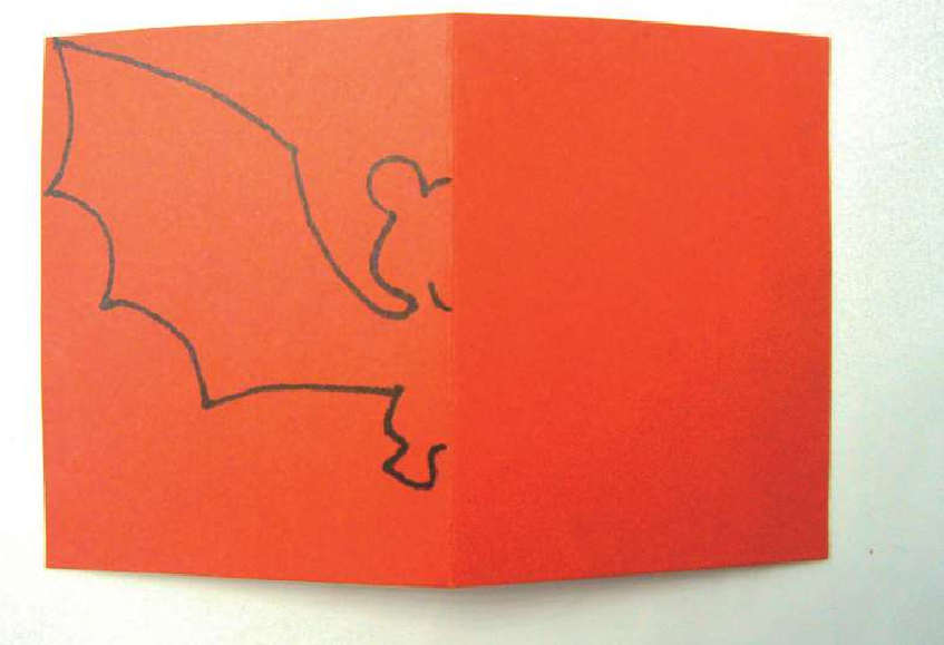 「儿童剪纸手工游戏:动物篇」:蝙蝠剪纸,蝙蝠怎么剪?(福禄寿剪纸)插图1 「儿童剪纸手工游戏:动物篇」:蝙蝠剪纸,蝙蝠怎么剪?(福禄寿剪纸)