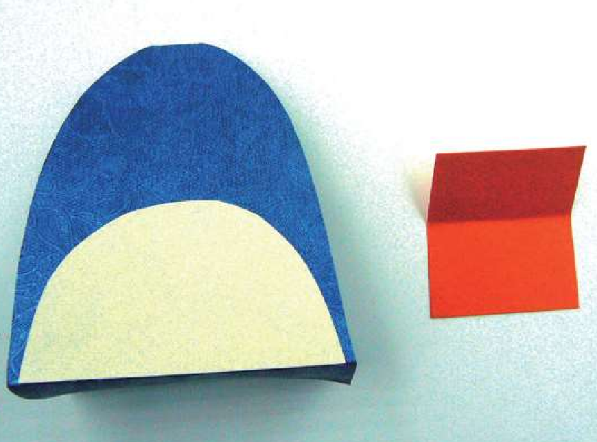 「儿童剪纸手工游戏：动物篇」：企鹅剪纸，企鹅怎么剪？