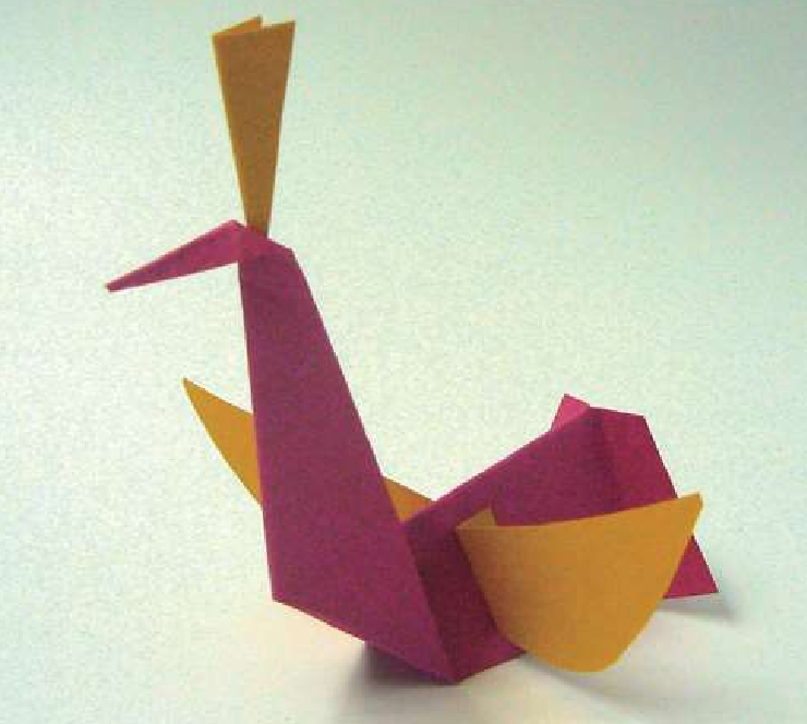 「儿童剪纸手工游戏:动物篇」:孔雀开屏剪纸,孔雀开屏怎么剪?插图10 「儿童剪纸手工游戏:动物篇」:孔雀开屏剪纸,孔雀开屏怎么剪?