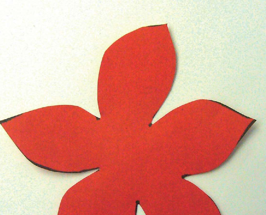 「儿童剪纸手工游戏:动物篇」:五角形的海星剪纸,海星怎么剪?插图2 「儿童剪纸手工游戏:动物篇」:五角形的海星剪纸,海星怎么剪?