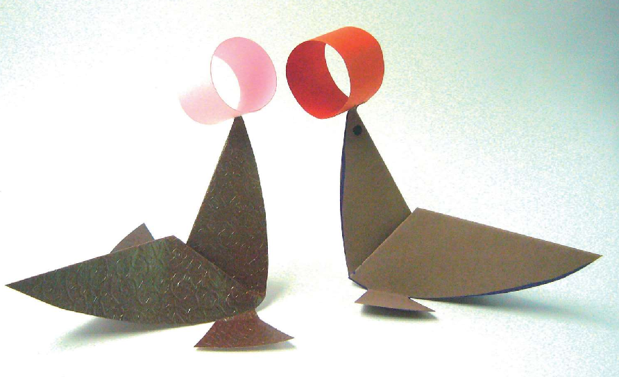 「儿童剪纸手工游戏:动物篇」:海狮顶球剪纸,海狮顶球怎么剪?插图8 「儿童剪纸手工游戏:动物篇」:海狮顶球剪纸,海狮顶球怎么剪?