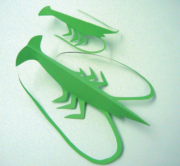 「儿童剪纸手工游戏:动物篇」:虾剪纸,虾怎么剪?插图 「儿童剪纸手工游戏:动物篇」:虾剪纸,虾怎么剪?