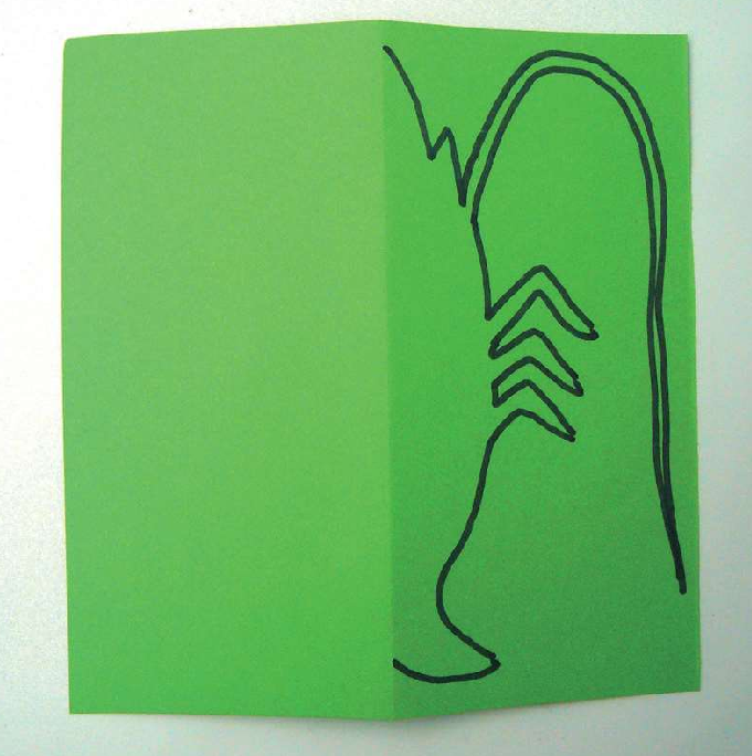 「儿童剪纸手工游戏:动物篇」:虾剪纸,虾怎么剪?插图1 「儿童剪纸手工游戏:动物篇」:虾剪纸,虾怎么剪?