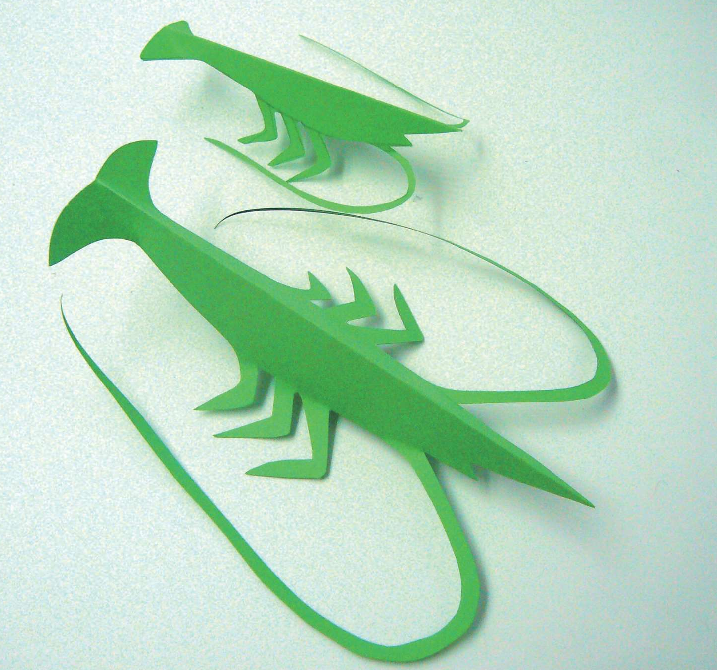 「儿童剪纸手工游戏:动物篇」:虾剪纸,虾怎么剪?插图5 「儿童剪纸手工游戏:动物篇」:虾剪纸,虾怎么剪?