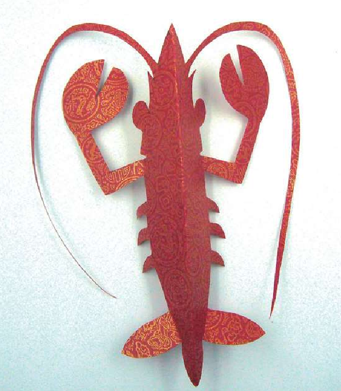 「儿童剪纸手工游戏:动物篇」:虾剪纸,虾怎么剪?插图9 「儿童剪纸手工游戏:动物篇」:虾剪纸,虾怎么剪?