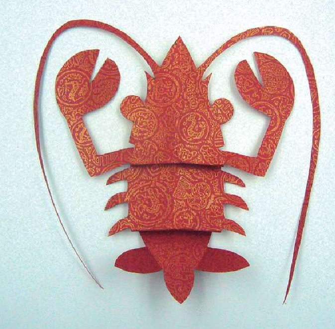 「儿童剪纸手工游戏:动物篇」:虾剪纸,虾怎么剪?插图10 「儿童剪纸手工游戏:动物篇」:虾剪纸,虾怎么剪?