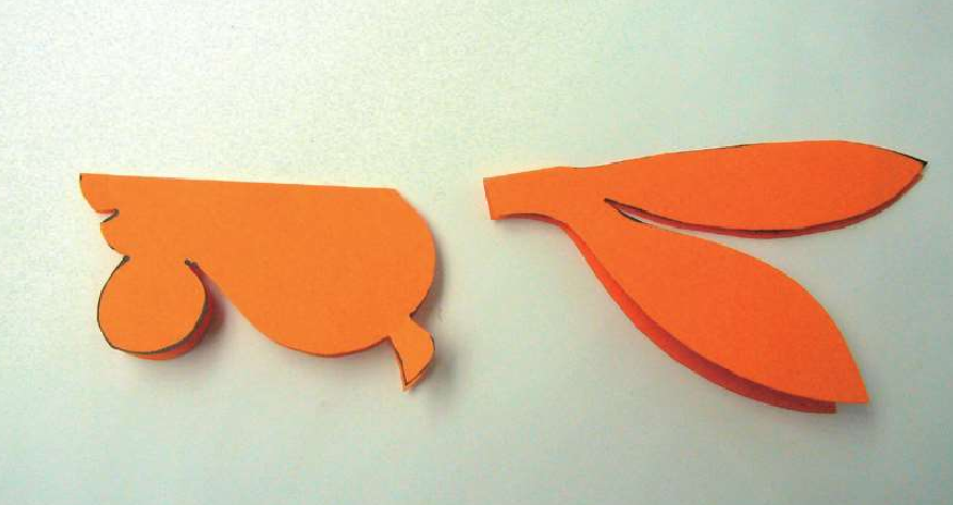 「儿童剪纸手工游戏:动物篇」:金鱼剪纸,金鱼怎么剪?插图3 「儿童剪纸手工游戏:动物篇」:金鱼剪纸,金鱼怎么剪?