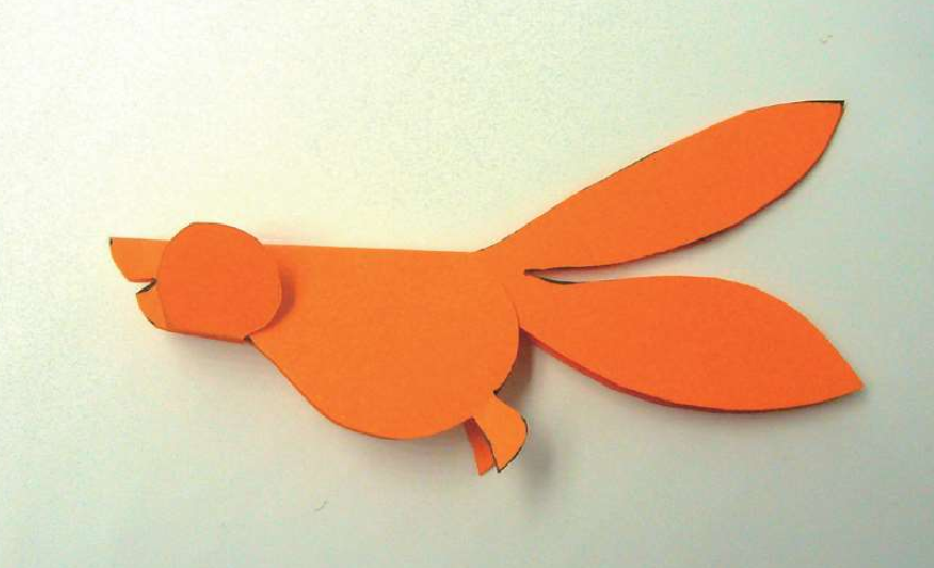 「儿童剪纸手工游戏:动物篇」:金鱼剪纸,金鱼怎么剪?插图4 「儿童剪纸手工游戏:动物篇」:金鱼剪纸,金鱼怎么剪?