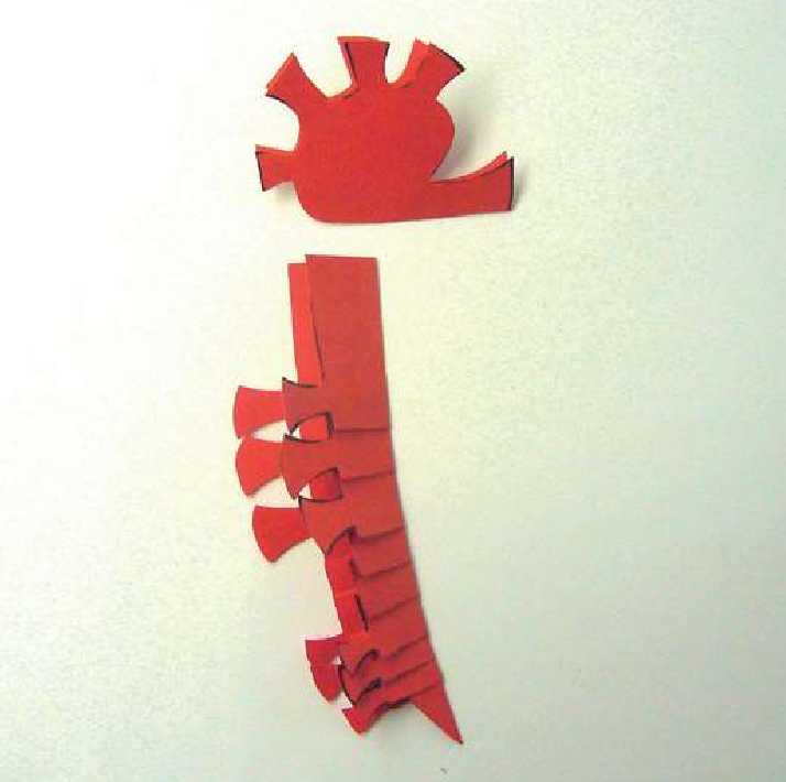 「儿童剪纸手工游戏:动物篇」:海马剪纸,海马怎么剪?插图6 「儿童剪纸手工游戏:动物篇」:海马剪纸,海马怎么剪?