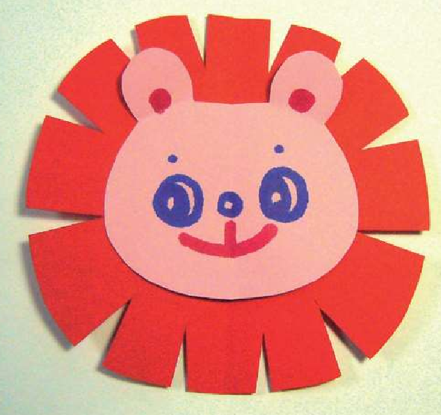 「儿童剪纸手工游戏:动物篇」:动物头像的设计制作剪纸,动物头像的设计制作怎么剪?插图4 「儿童剪纸手工游戏:动物篇」:动物头像的设计制作剪纸,动物头像的设计制作怎么剪?