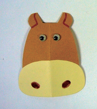 「儿童剪纸手工游戏:动物篇」:动物头像的设计制作剪纸,动物头像的设计制作怎么剪?插图15 「儿童剪纸手工游戏:动物篇」:动物头像的设计制作剪纸,动物头像的设计制作怎么剪?