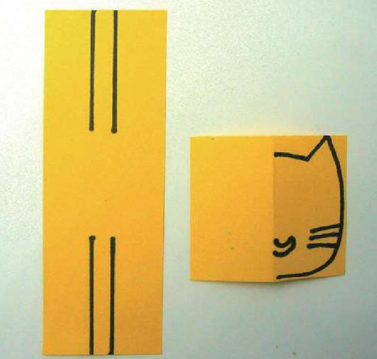 「儿童剪纸手工游戏:动物篇」:可爱的小猫咪剪纸,小猫咪怎么剪?插图1 「儿童剪纸手工游戏:动物篇」:可爱的小猫咪剪纸,小猫咪怎么剪?