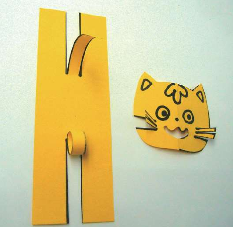 「儿童剪纸手工游戏:动物篇」:可爱的小猫咪剪纸,小猫咪怎么剪?插图3 「儿童剪纸手工游戏:动物篇」:可爱的小猫咪剪纸,小猫咪怎么剪?