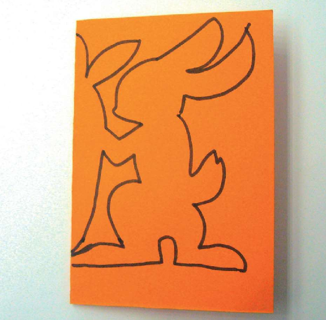 「儿童剪纸手工游戏：动物篇」：小兔子吃萝卜剪纸，小兔子吃萝卜怎么剪？