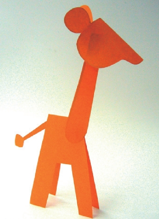 「儿童剪纸手工游戏:动物篇」:长颈鹿剪纸,长颈鹿怎么剪?插图6 「儿童剪纸手工游戏:动物篇」:长颈鹿剪纸,长颈鹿怎么剪?