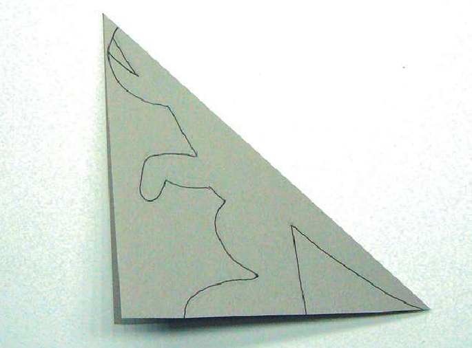 「儿童剪纸手工游戏:动物篇」:恐龙剪纸,恐龙怎么剪?插图2 「儿童剪纸手工游戏:动物篇」:恐龙剪纸,恐龙怎么剪?