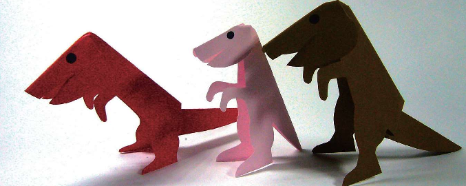 「儿童剪纸手工游戏:动物篇」:恐龙剪纸,恐龙怎么剪?插图6 「儿童剪纸手工游戏:动物篇」:恐龙剪纸,恐龙怎么剪?