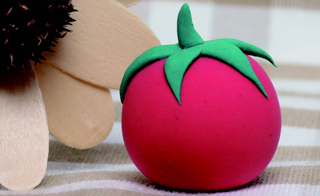 「儿童超轻粘土制作教程:蔬菜篇」新鲜的番茄插图 「儿童超轻粘土制作教程:蔬菜篇」新鲜的番茄