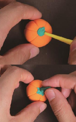 「儿童超轻粘土制作教程：蔬菜篇」可爱的南瓜