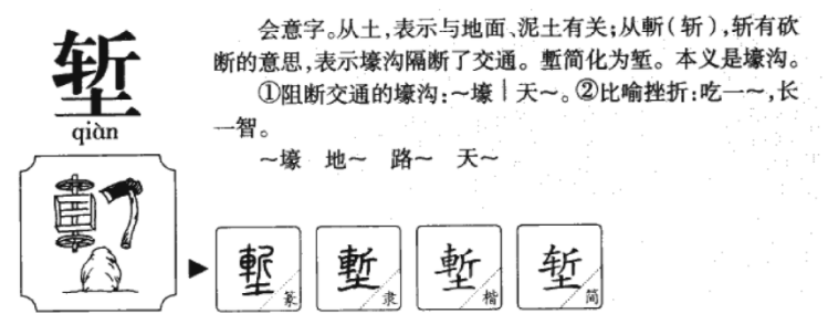 路堑怎么读？路堑的读音和意思