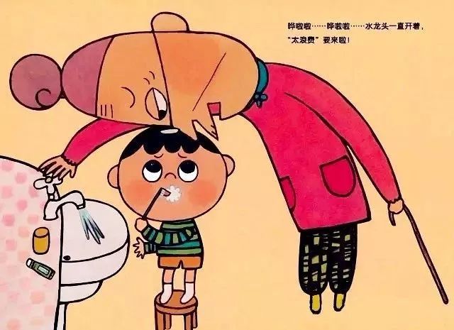 绘本故事《怕浪费婆婆》养成勤俭节约好习惯插图4 绘本故事《怕浪费婆婆》养成勤俭节约好习惯