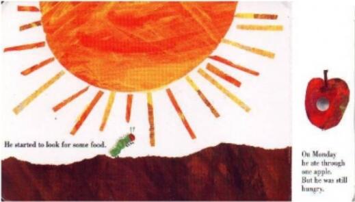 好饿好饿的毛毛虫绘本故事插图3 好饿好饿的毛毛虫绘本故事