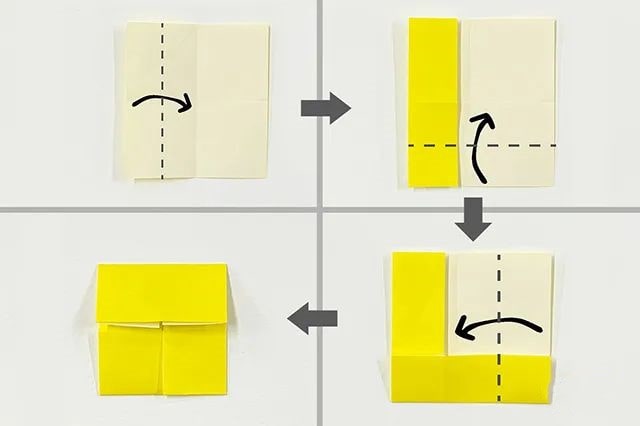 油菜花怎么折?油菜花的折法简单又漂亮(油菜花折纸附图解)插图3 油菜花怎么折?油菜花的折法简单又漂亮(油菜花折纸附图解)