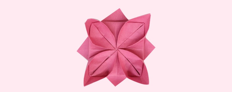 四瓣花朵怎么折？四瓣花朵的折法简单又漂亮（附图解）