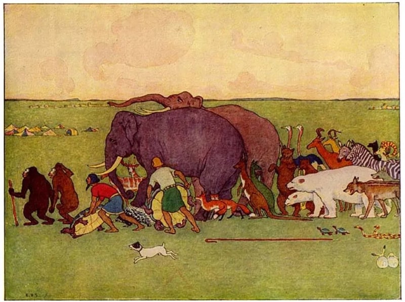 「绘本」诺亚方舟的故事(中英文)插图9 「绘本」诺亚方舟的故事(中英文)