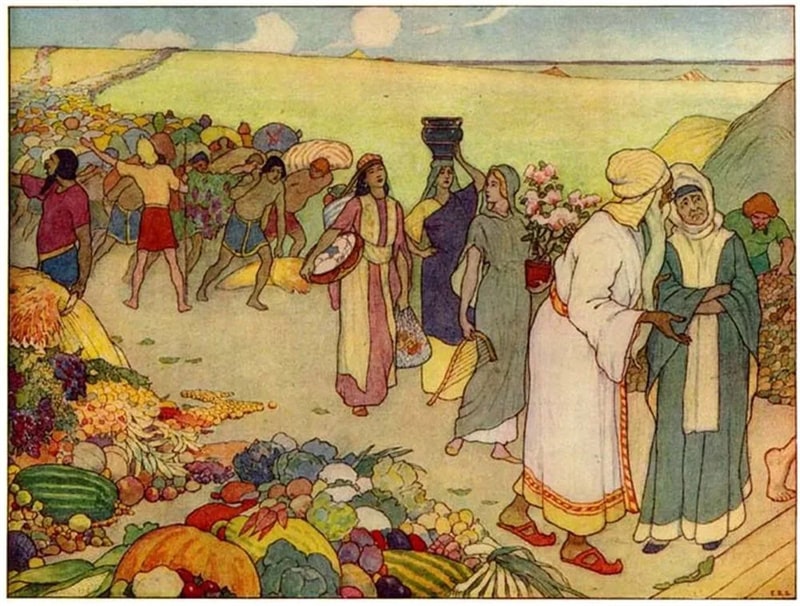 「绘本」诺亚方舟的故事(中英文)插图13 「绘本」诺亚方舟的故事(中英文)